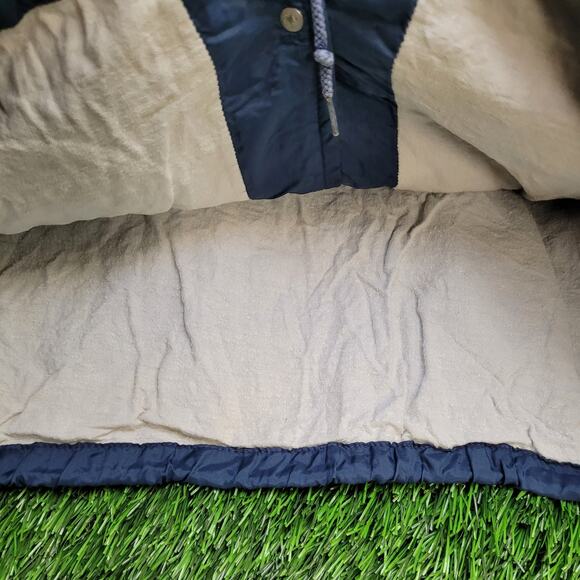 Vintage 80s Champion Coach Jacket Large 23x28 Baggy Wisconsin - Picture 11 of 13